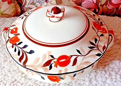 Buy Hancock's IVORY WARE VINTAGE HAND PAINTED Vegetable Dish - Lovely Design &... • 10£