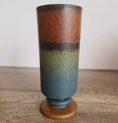 Buy Stunning Vintage Robin Welch Pottery Stemmed Vase - Collectable Stoneware • 35£