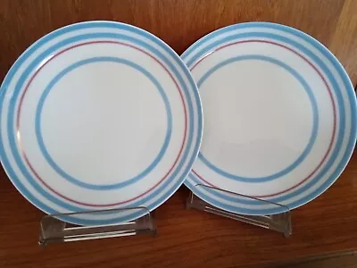 Buy Pair Of Striped Jamie Oliver By Queens 19cm Plates • 12£