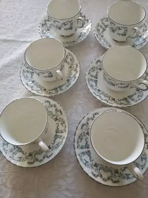 Buy Royal Stafford, Bone China, Harmony 6 Cups And Saucers, Excellent Condition • 5£