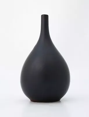 Buy Black Ceramic Vase - Carl-Harry Stålhane - Rörstrand - Mid 20th Century • 553.71£