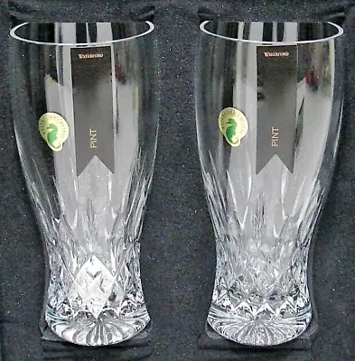 Buy Waterford Lismore Pint Glass Pair #40018812 Boxed With Tags • 269.63£