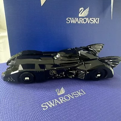 Buy Swarovski Crystal DC Comics Black Batmobile Boxed RRP £380 • 179£
