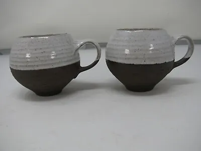 Buy Lot 2 Vintage Danish Ditlev Keramik Pottery 6 Oz Coffee Mug Cup Denmark • 37.79£