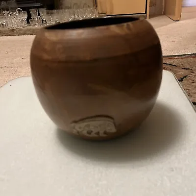 Buy Arran Pottery Handmade Stoneware Bowl Vase Folk Craft • 10£