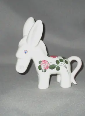 Buy Plichta Pottery England 5  Standing Donkey Mule Hand Painted Clover Pattern • 32.23£