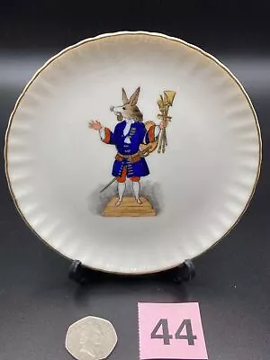 Buy WH Goss Crested China - Bagware Tea Plate - Trusty Servant + Verse On Reverse • 17.50£