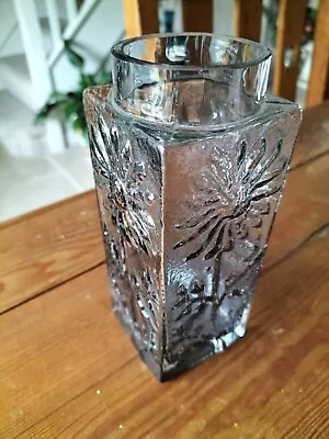 Buy Dartington Smoke Crystal Glass Vase • 12£