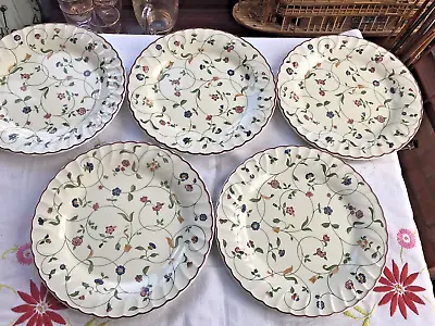 Buy 5 Dinner Plates Oakwood Vintage Staffordshire Tableware England • 18£