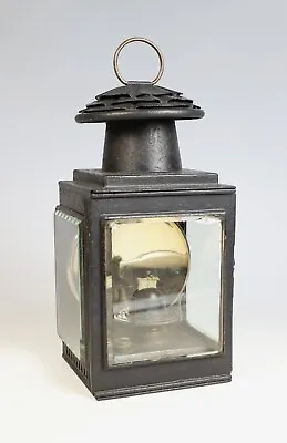 Buy Arthur J Poole Antique Edwardian Railway / Signal / Labourer's Portable Oil Lamp • 240£