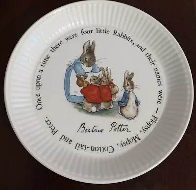 Buy Wedgewood Beatrix Potter Peter Rabbit 6  Fluted Ribbed Border Plate - England • 15.16£