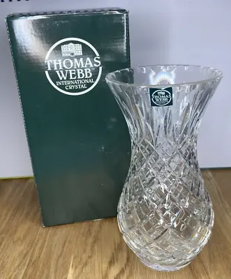 Buy Edinburgh Crystal, Thomas Webb Crystal Vase 20.5cm • 22£