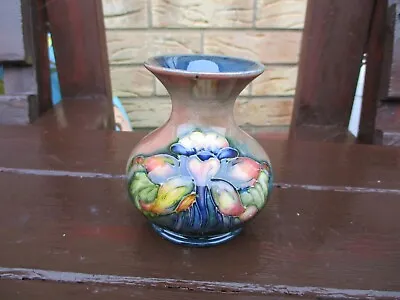Buy Moorcroft Pottery Light  Flambe Columbine Design Vase • 165£
