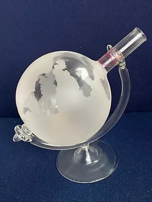 Buy Glass World Globe Decanter Whisky Whiskey 700ml Carafe Good Condition • 10£