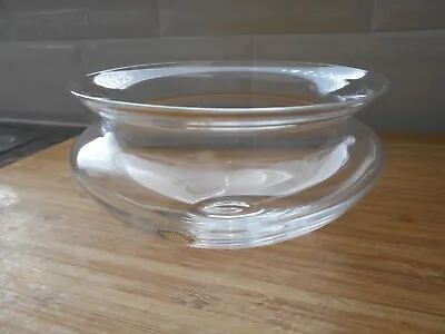 Buy Dartington Crystal Glass Bowl With Gold 1st Quality Label • 4.99£