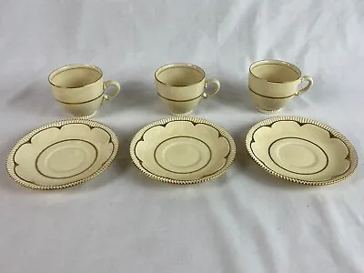 Buy Clarice Cliff Vintage Newport Pottery Tea Cups & Saucers Regd Pattern No. 840078 • 225£