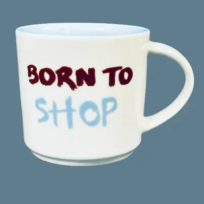 Buy Jamie Oliver Cheeky Mug 'born To Shop Not To Work’ By Royal Worcester 2008 • 10.99£