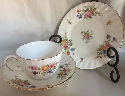Buy Minton English Bone China Marlow Pattern Cup Saucer And Bread Plate S-309 • 28.76£