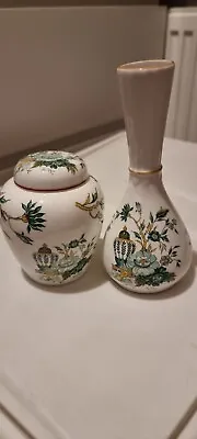 Buy Crown Staffordshire Fine Bone China Bud Vase And Ginger Jar  Kowloon Pattern • 12£