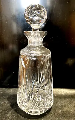 Buy Quality Heavy Lead Crystal Cut Glass Whisky Decanter 27 Cm Tall Excellent Cond • 32.50£