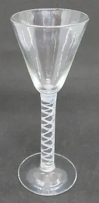 Buy Clear Glass Vintage Victorian Antique Air Twist Stem Wine Glass B • 175£