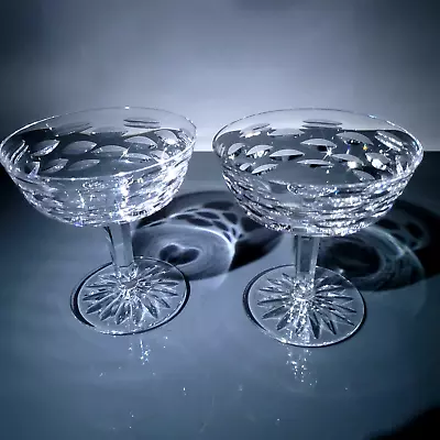 Buy Retired WATERFORD Crystal  TRALEE  Champagne Or Sherbet Glasses (Set Of 2) • 62.73£