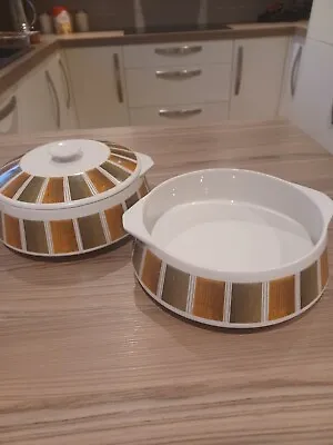 Buy Pair Of Vintage (1960s) English Lord Nelson Pottery Pattern  Bermuda  Tureens. • 10£