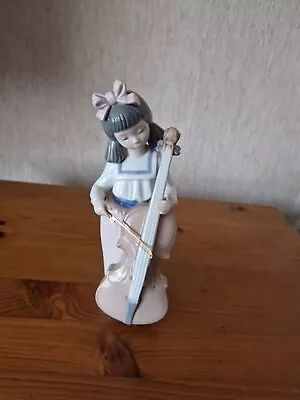 Buy Nao By Lladro Figurine Ornament - Girl With Cello • 20£