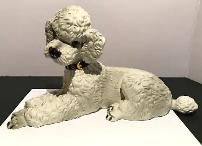 Buy Vintage Wien Keramos  - Ceramic Poodle Laying Down - Made In Austria • 48.02£