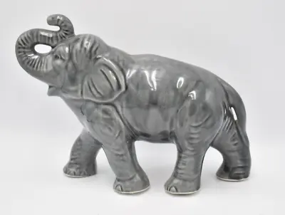 Buy Vintage Studio Pottery Elephant Figurine Statue Ornament • 14.95£