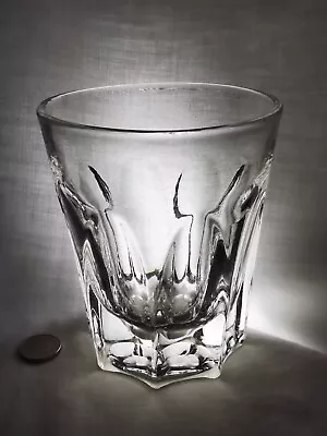 Buy Antique Victorian Pressed Glass Heavy Lead Whisky Spirit Ale Tumbler • 10£
