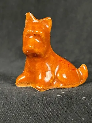 Buy EC Rust Scotty Scottie Terrier Dog Pottery Figurine 1 5/8” L X 1 ½” T • 9.60£