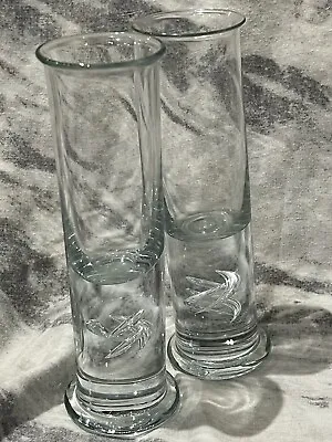 Buy A Pair Of Vintage Holmegaard Per Lutken Small Wine Glasses • 60£