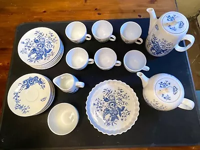 Buy Royal Worcester Rhapsody 23 Piece Tea & Coffee Set, Plates, Pots, Flan Dish Etc. • 54£
