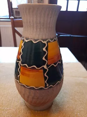 Buy Scheurich West German Mid-Century Hand Painted Art Pottery Vase • 2.20£