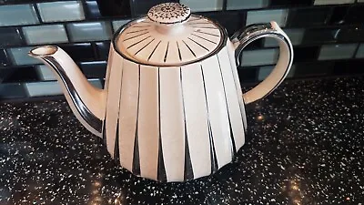 Buy Vintage Sadler Teapot (Chrome & Cream Coloured) • 4.99£