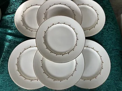 Buy ROYAL Doulton RONDO Fine Bone China Set Of Seven DINNER Plates • 39£