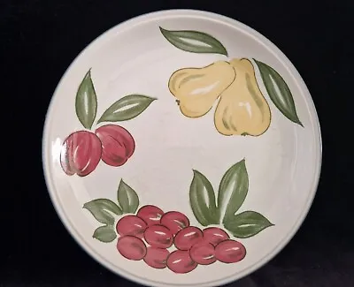 Buy Vintage Staffordshire Tableware Dinner Plate  Fruit  24.5cm • 4£