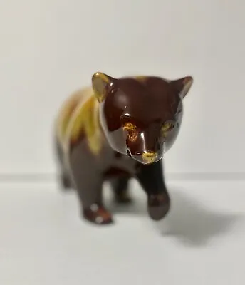 Buy Blue Mountain Pottery BMP Bear Figure Harvest Gold & Brown Glaze 10  Canada • 25.61£