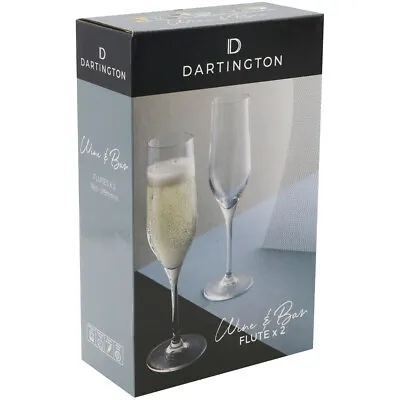 Buy Dartington Champagne Flutes Wine & Bar Collection Set Of 2 • 20.99£