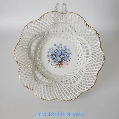 Buy Vintage Porcelain Bowls Trinket Dish Floral Pattern Romanian Handmade (Pick 2) • 20.89£