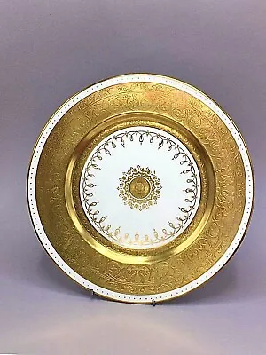 Buy Thomas Goode & Co London 16cm Gold Encrusted Cabinet Plate - Minton Atlantis • 125£