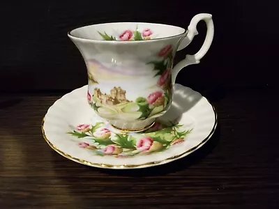 Buy 1970s Royal Albert Ancestral Series  Road To The Isles Coffee Cup And Saucer • 9.99£