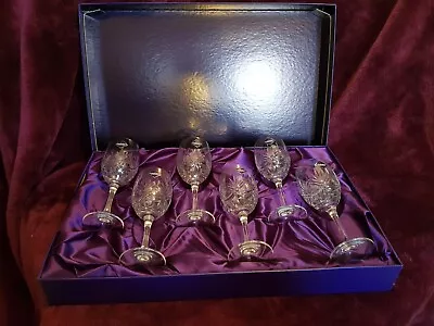 Buy Edinburgh Crystal International, Signed 6 X Wine Glasses, Excellent Condition • 55.99£