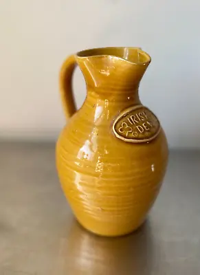 Buy Vintage Handcrafted Youghal Pottery Irish Dew Mustard Yellow Ceramic Pitcher Jug • 18.88£