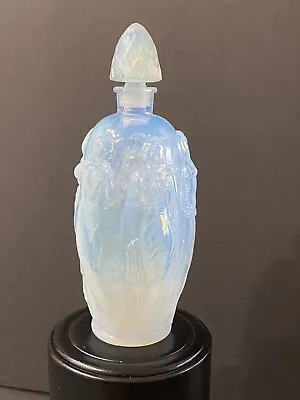 Buy Sabino France Opalescent Glass Perfume Bottle W Figural Women Signed • 170.30£