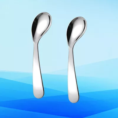 Buy 2 Pcs Attractive Design Spoon Baby Eating Utensil Tableware To Feed • 9.95£