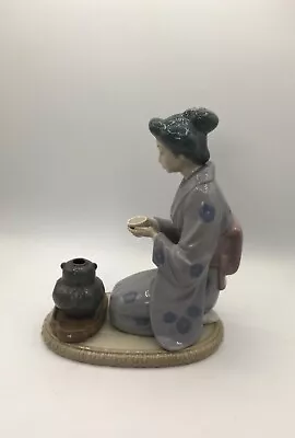 Buy Lladro # 5122 Geisha Japanese Tea Ceremony Figurine • 117.90£