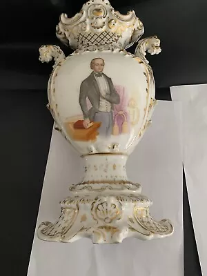 Buy Victorian Antique Porcelain Vase • 56.99£