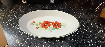 Buy Royal Worcester Poppies Oval Oven To Tableware Serving Dish • 15£